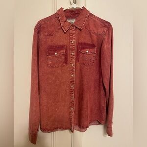 Coral kimes button down